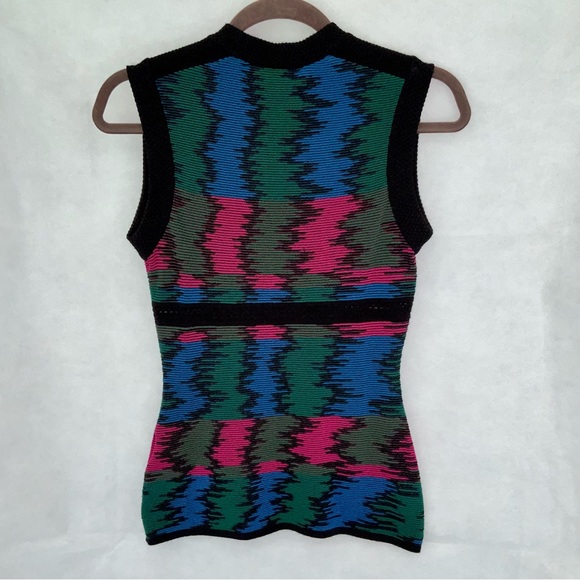 M Missoni Cut-out Knit Sleeveless Top Sz EU 38 - Picture 4 of 7